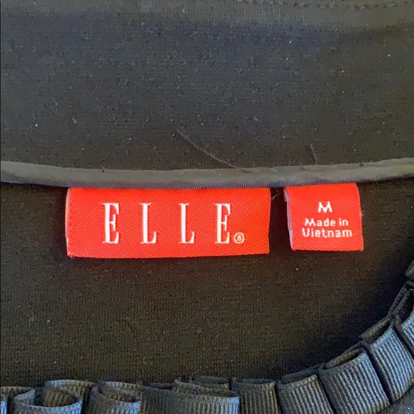 Black jacket with balloon sleeve and ribbon detail - Picture 4 of 7